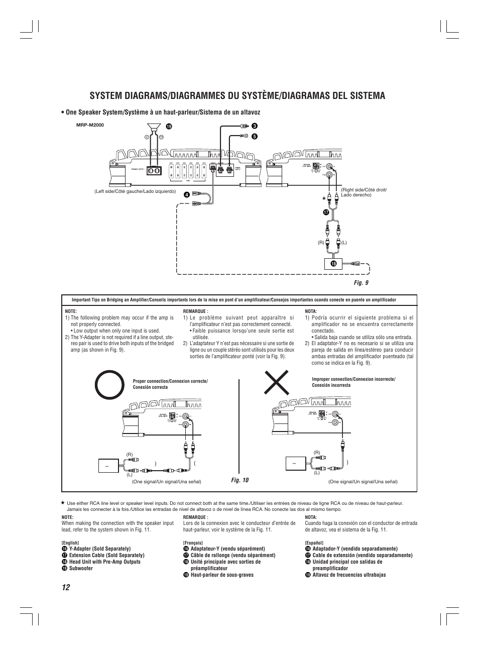 Alpine MRP-M2000 User Manual | Page 12 / 16