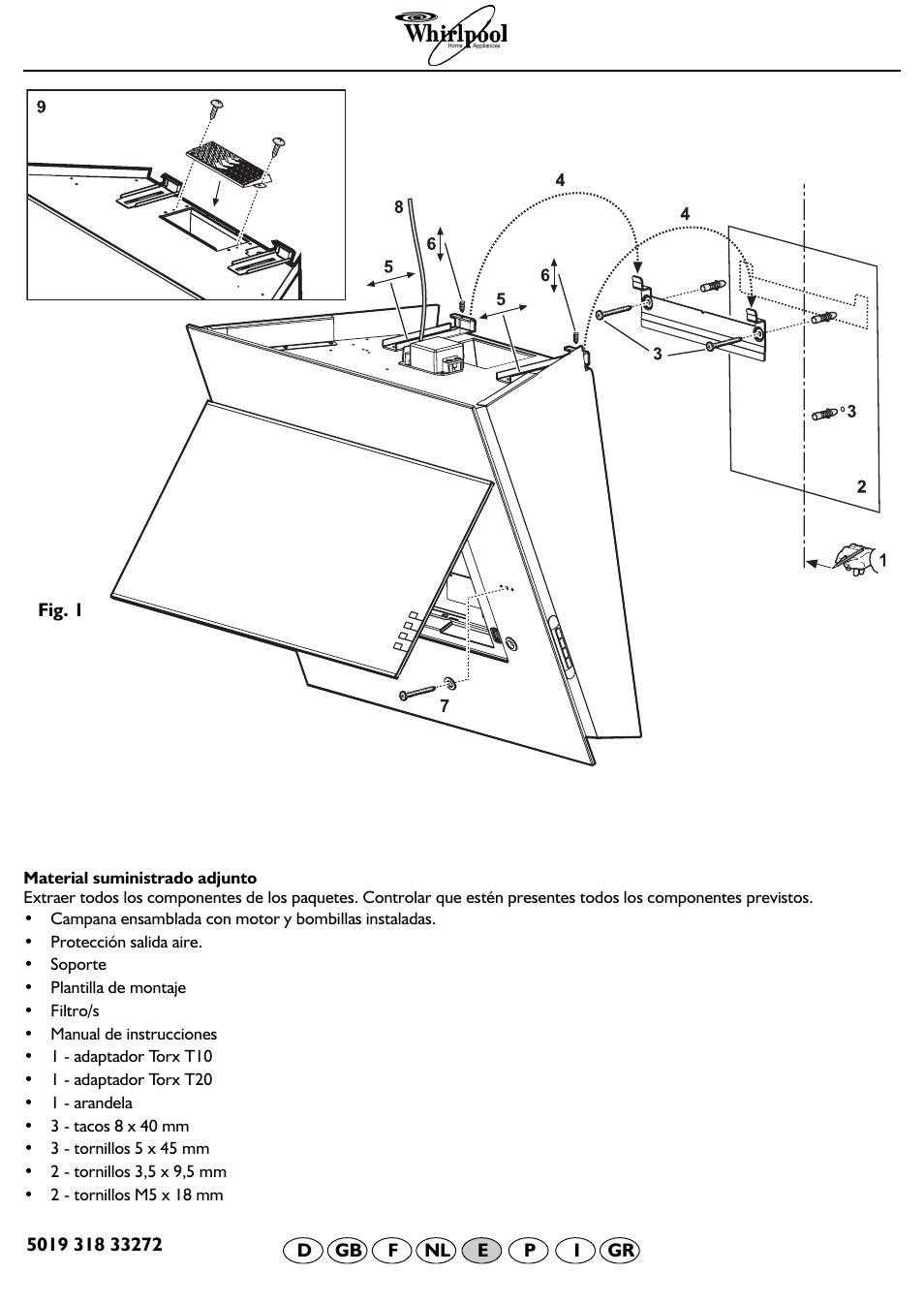 Whirlpool AKR 550 IM User Manual | Page 5 / 9