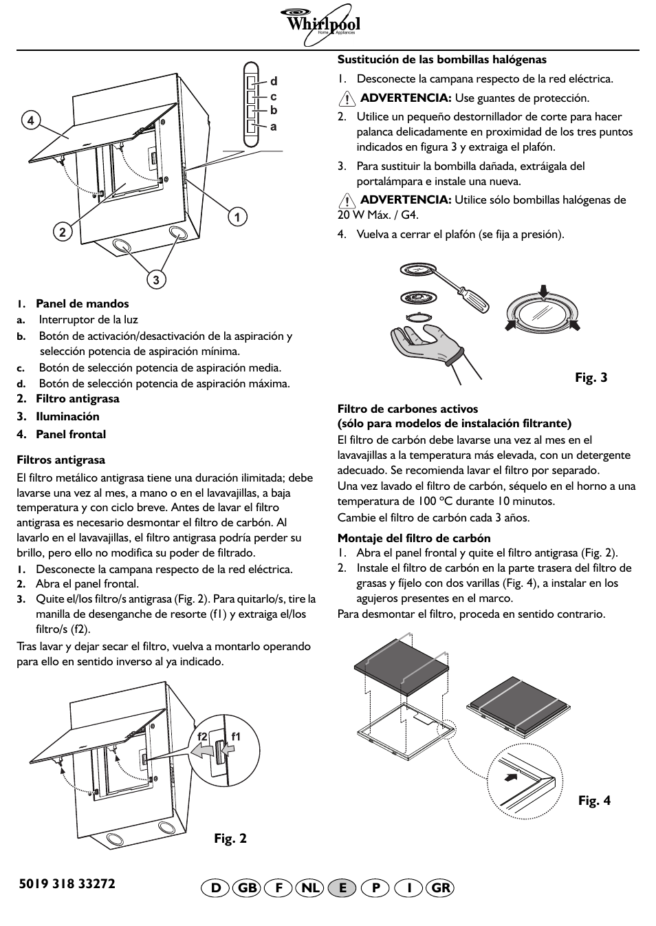 Whirlpool AKR 550 IM User Manual | Page 9 / 9