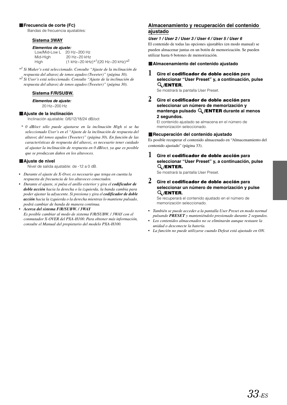 Alpine iDA-X100M User Manual | Page 124 / 135