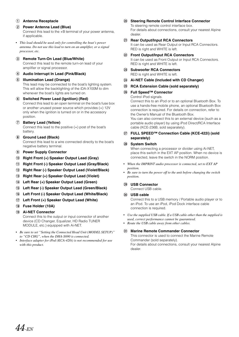 Alpine iDA-X100M User Manual | Page 45 / 135