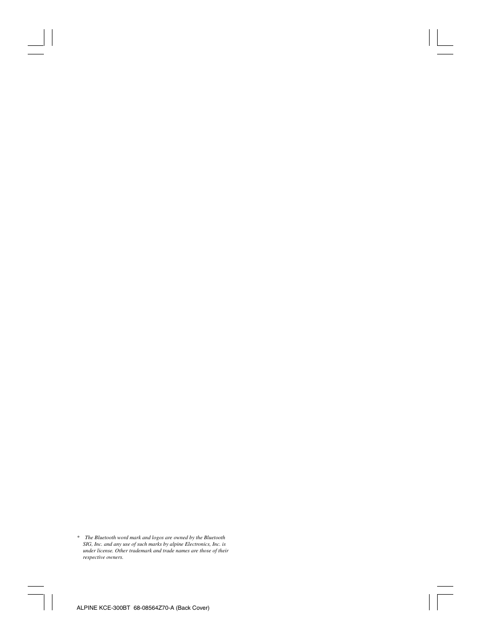 Alpine KCE-300BT User Manual | Page 3 / 100