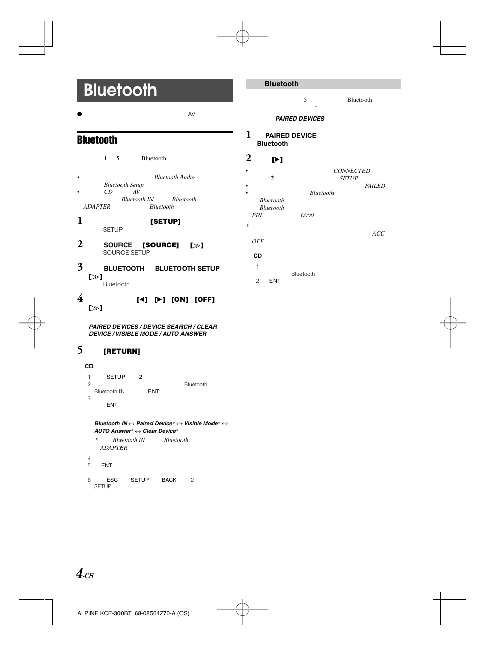 Bluetooth | Alpine KCE-300BT User Manual | Page 81 / 100