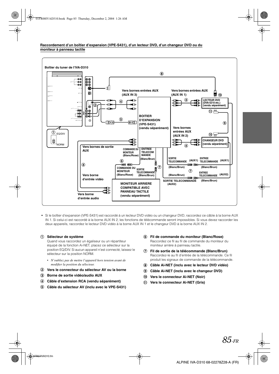 Alpine IVA-D310 User Manual | Page 169 / 253