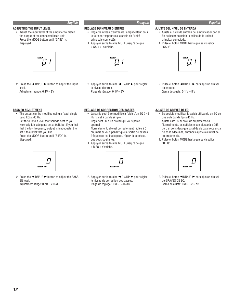 Alpine MRD-M1005 User Manual | Page 12 / 20