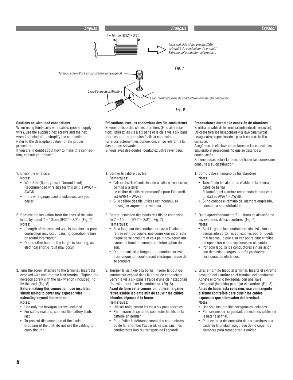 Alpine MRD-M1005 User Manual | Page 8 / 20