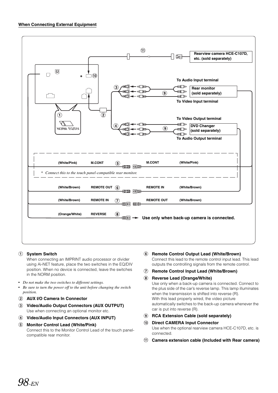 Alpine INA-W900 User Manual | Page 100 / 101