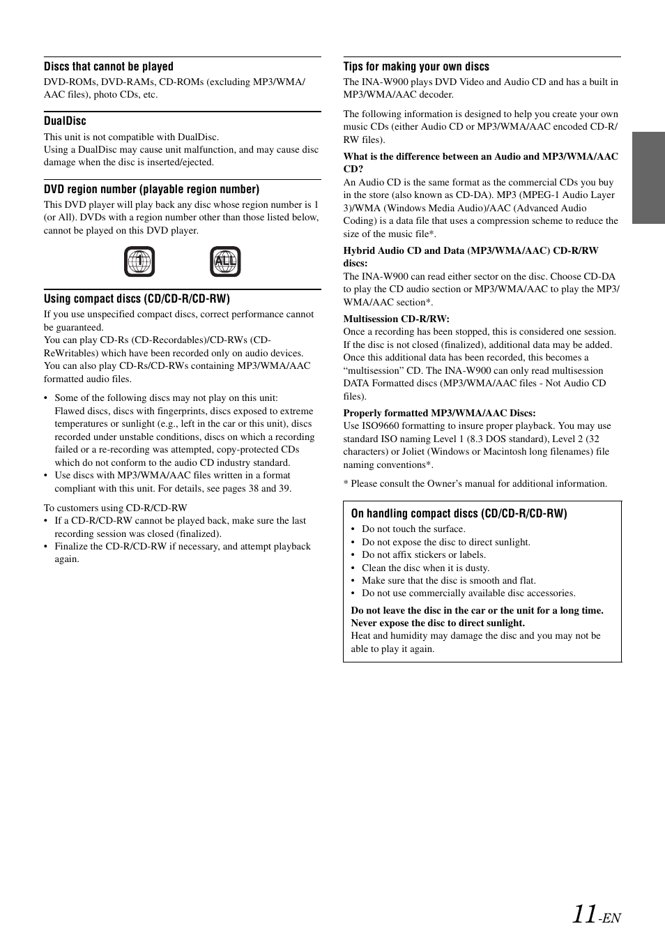 Alpine INA-W900 User Manual | Page 13 / 101