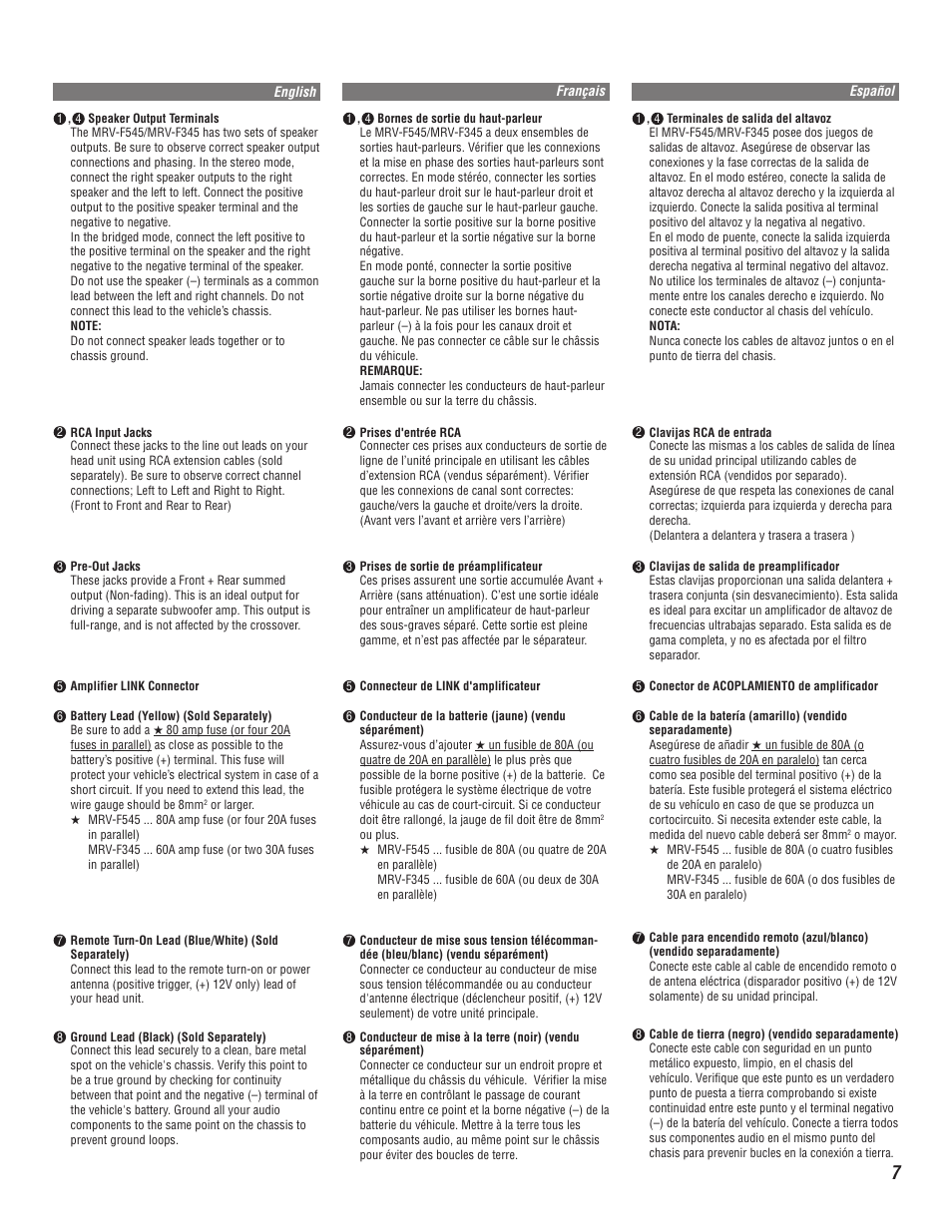 Alpine MRV-F345 User Manual | Page 7 / 24