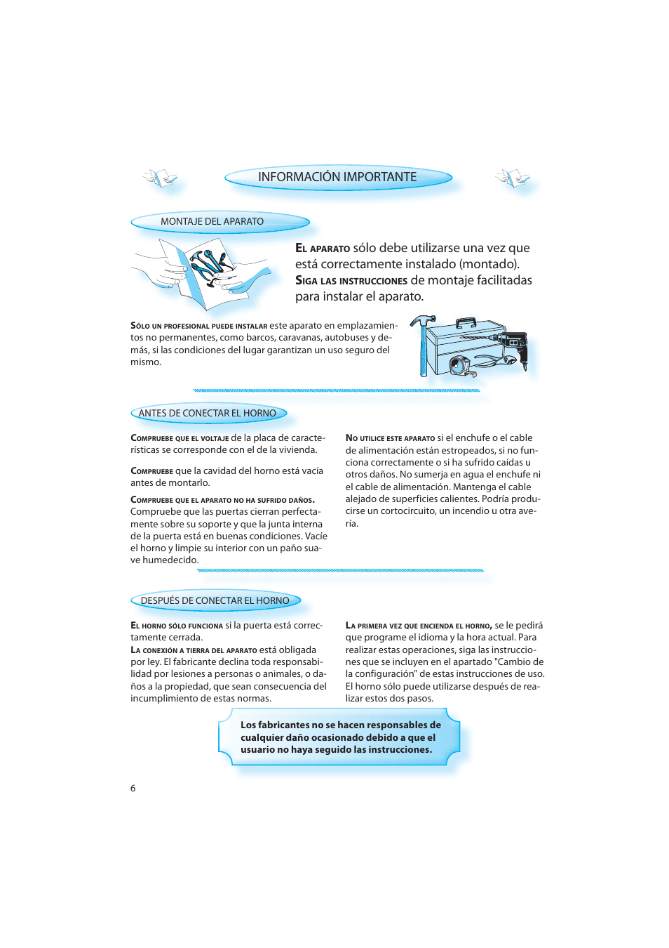 Whirlpool AMW 598 IX User Manual | Page 6 / 40