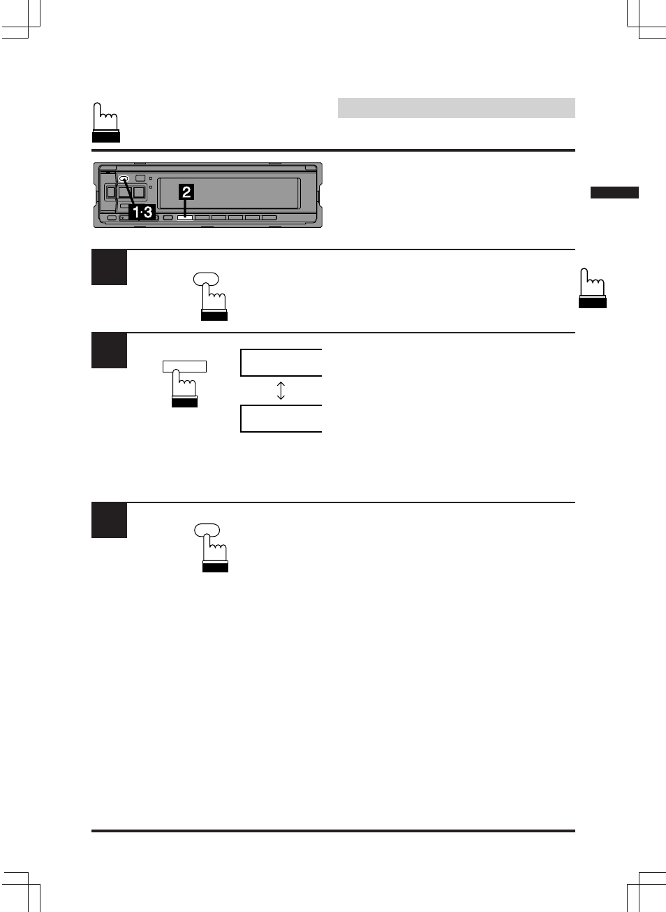 Basic operation, Non fading pre-out (n.f.p.) on and off | Alpine CDA-7846E User Manual | Page 11 / 55