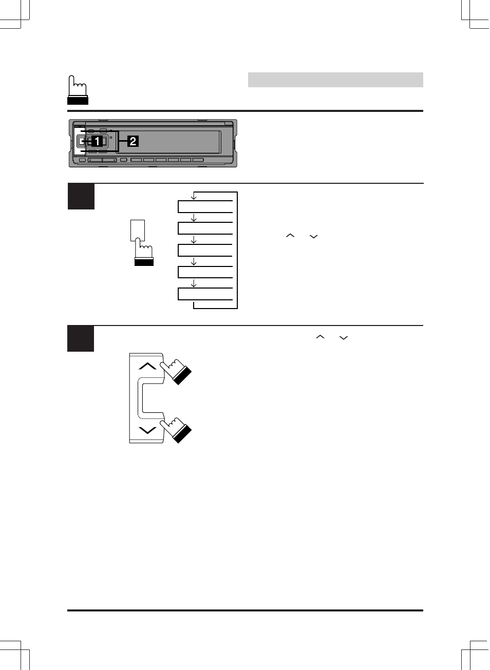 Basic operation, Adjusting volume/bass/ treble/balance/fader | Alpine CDA-7846E User Manual | Page 12 / 55