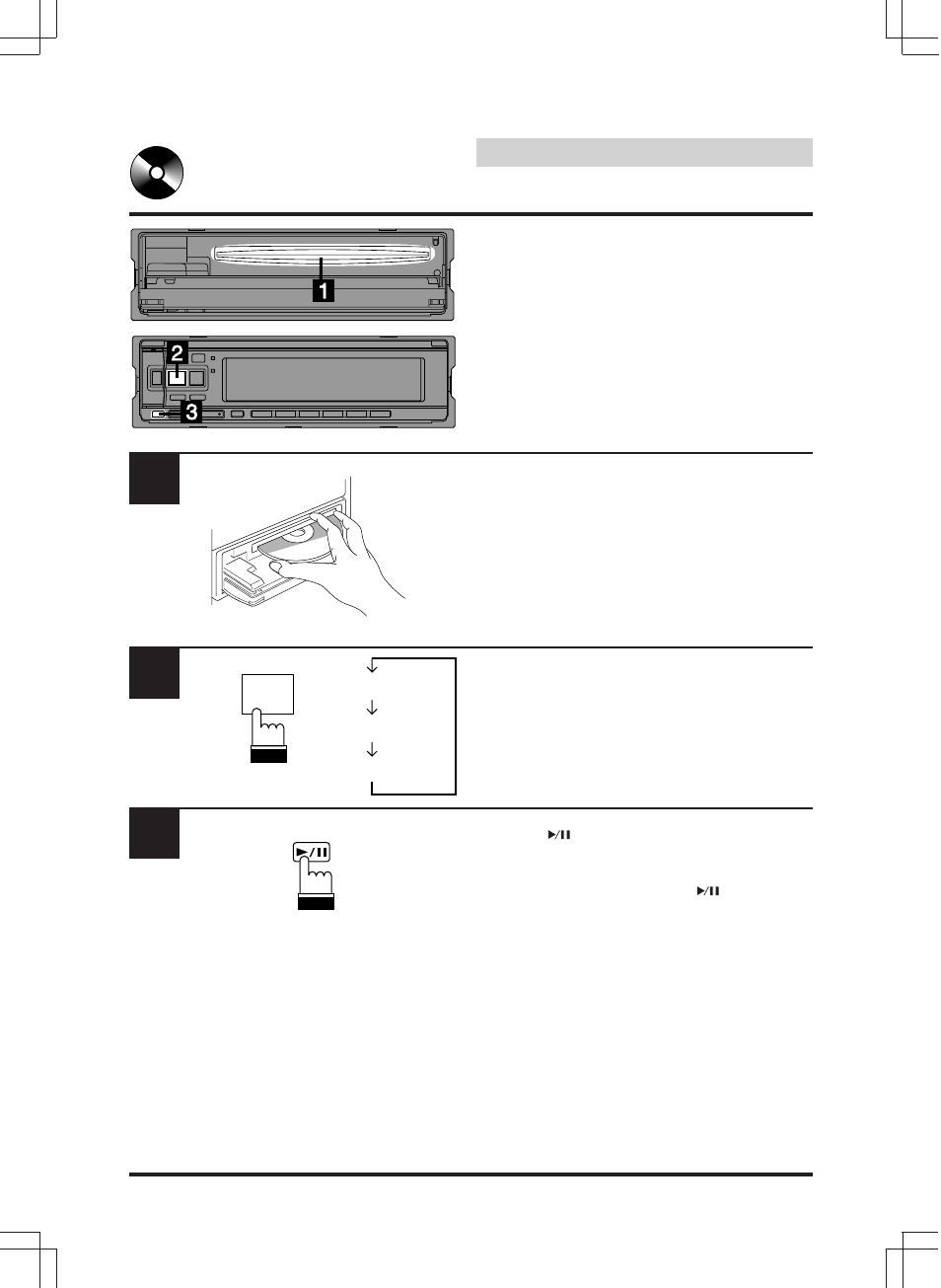 Cd operation, Normal play and pause | Alpine CDA-7846E User Manual | Page 32 / 55