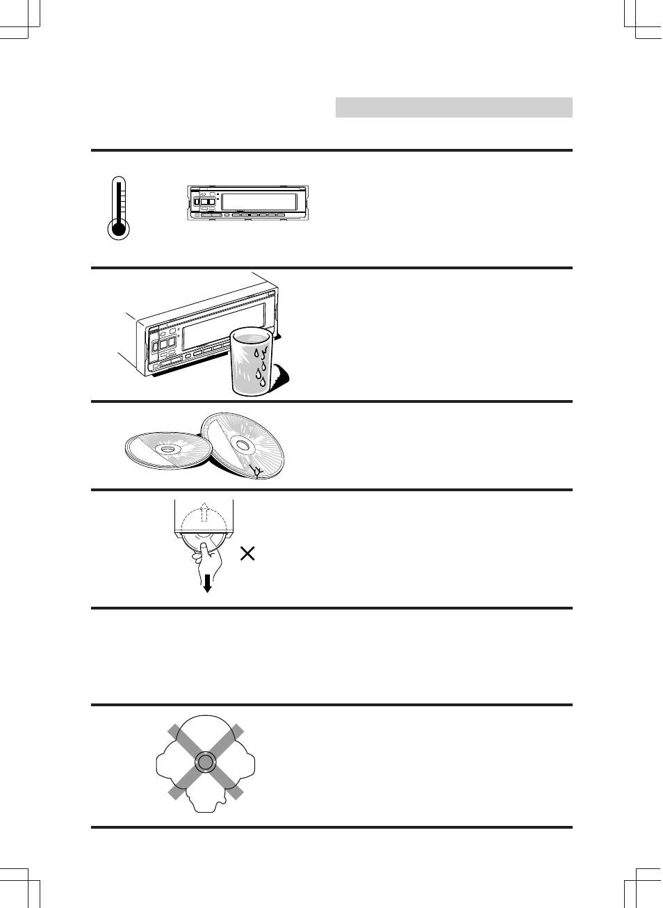 Precautions | Alpine CDA-7846E User Manual | Page 4 / 55