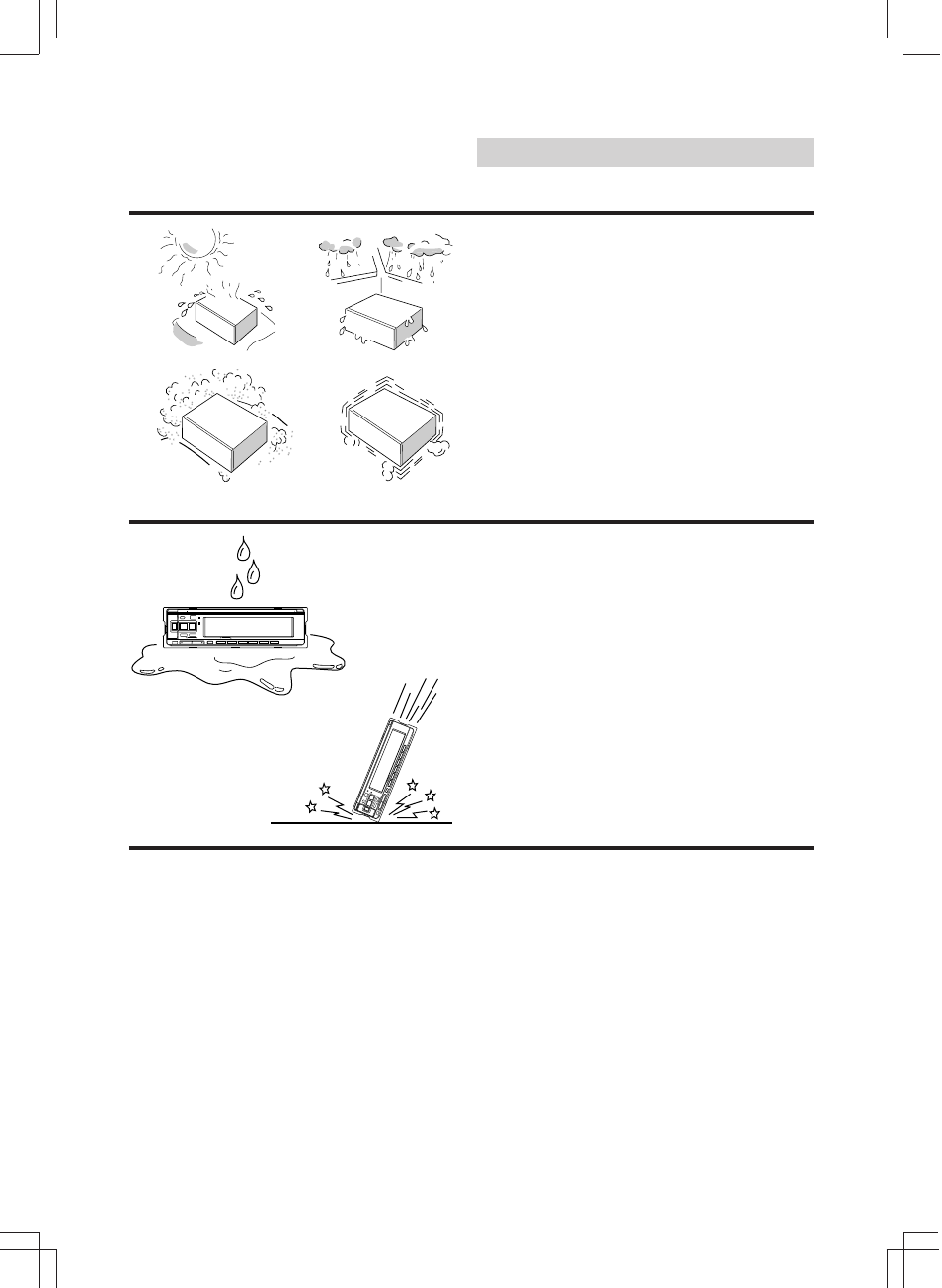 Precautions, Installation location, Handling the detachable front panel | Alpine CDA-7846E User Manual | Page 6 / 55