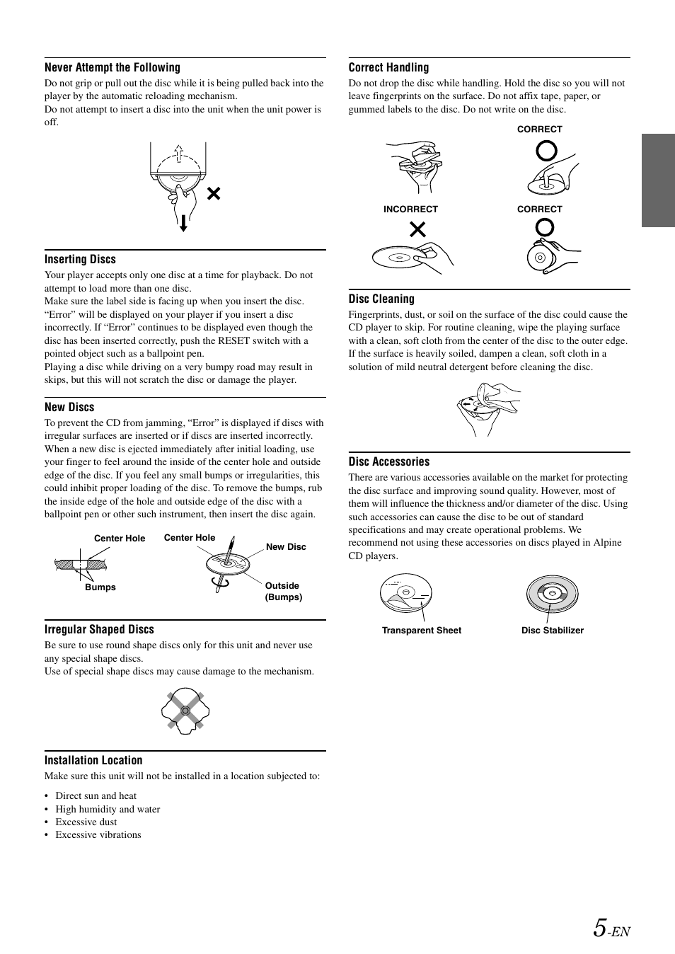 Alpine CDA-9886M User Manual | Page 7 / 50