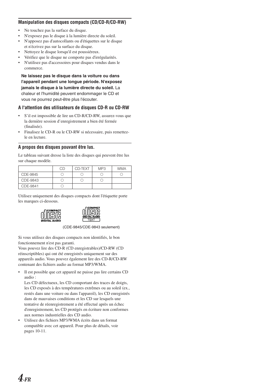 Alpine CDE-9843 User Manual | Page 29 / 72