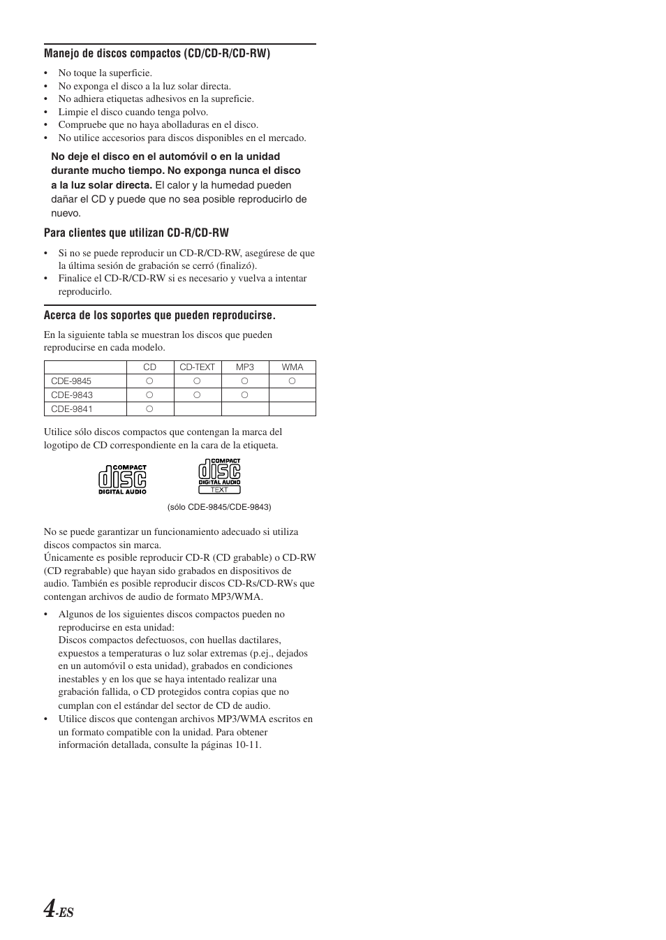 Alpine CDE-9843 User Manual | Page 53 / 72
