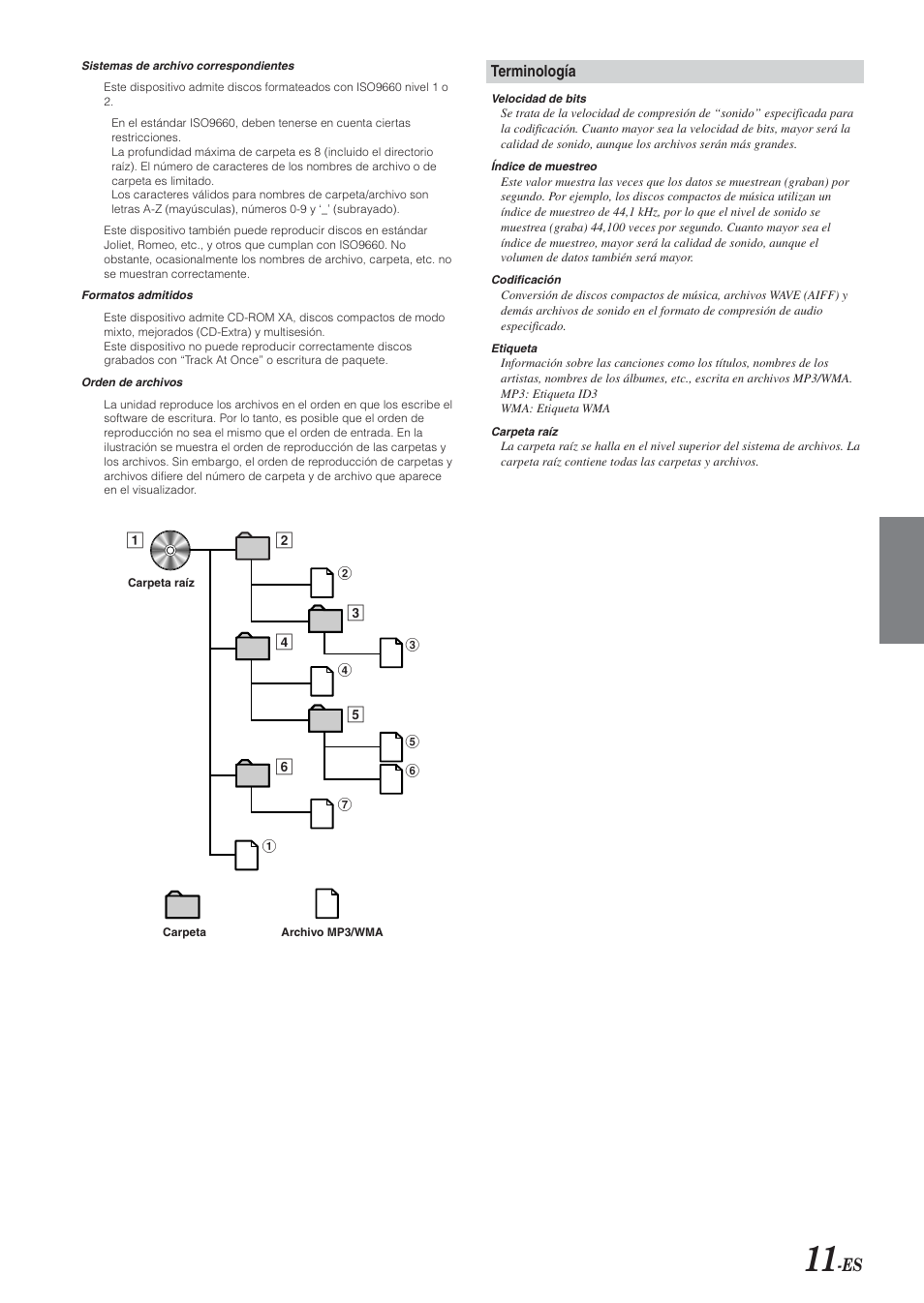 Alpine CDE-9843 User Manual | Page 60 / 72