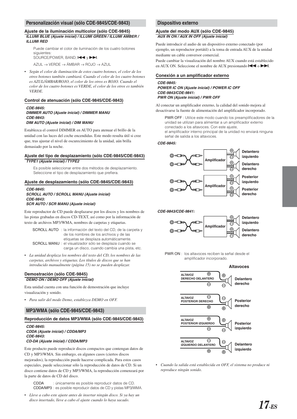 Alpine CDE-9843 User Manual | Page 66 / 72