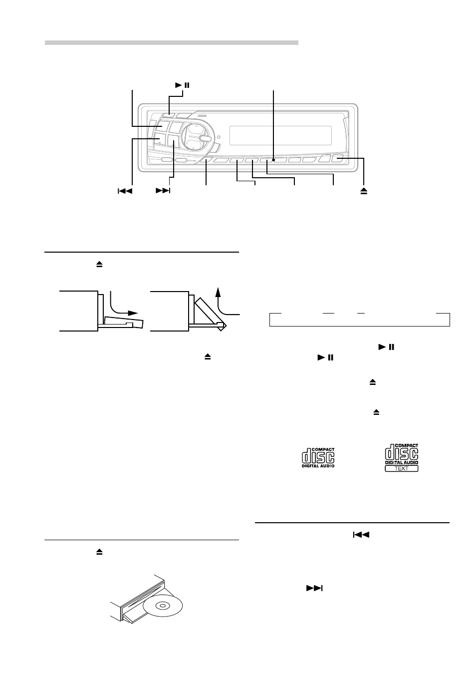 Cd player operation, Opening and closing the movable display, Playback | Music sensor (skip) | Alpine CDM-7871 User Manual | Page 14 / 22