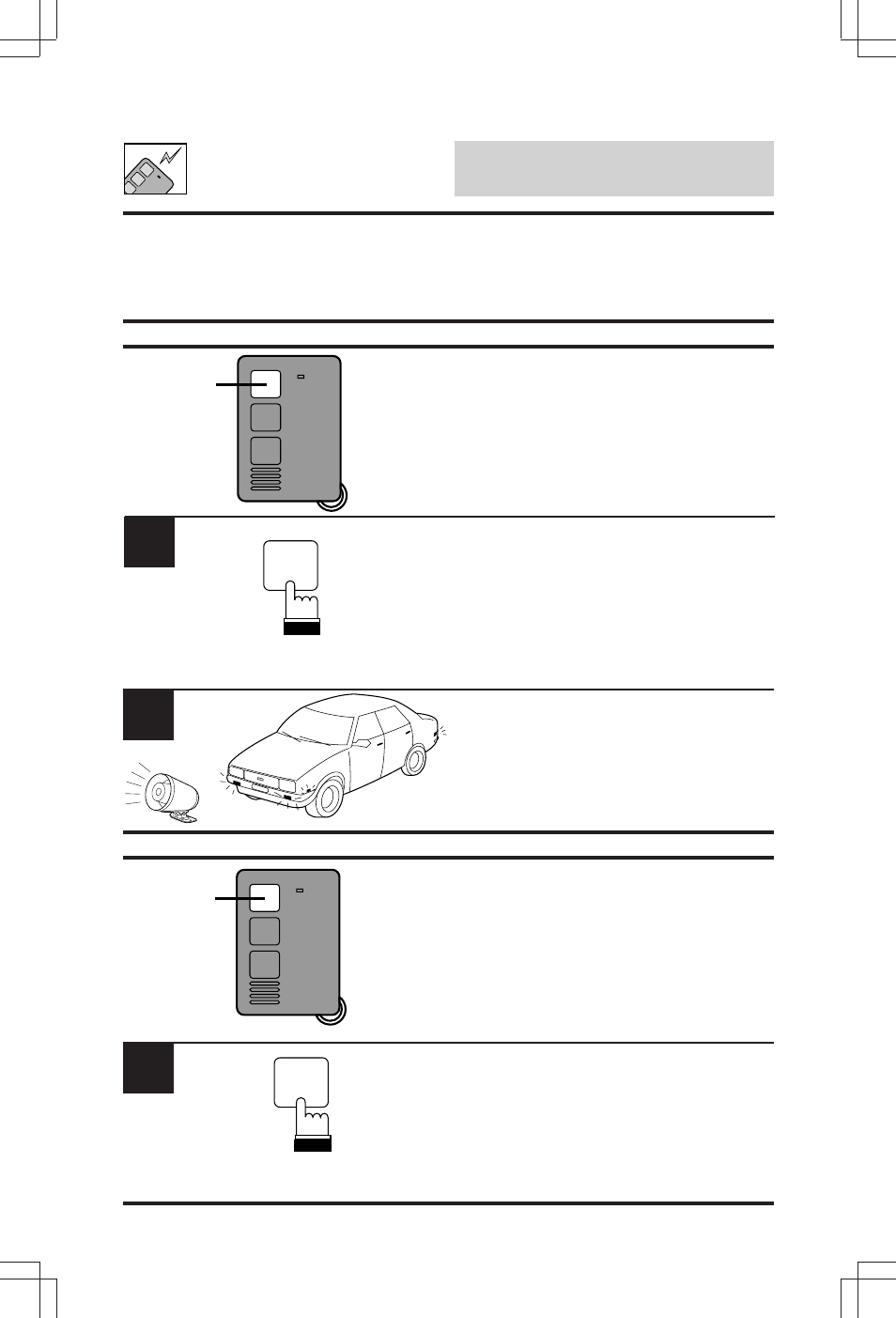 Remote control (sec-8448a), Panic, Activating the panic function | Deactivating the panic function | Alpine SEC-8058 User Manual | Page 124 / 242