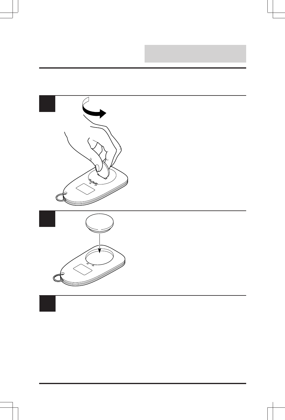 Remote control transmitter, Battery replacement (sea-8481) | Alpine SEC-8058 User Manual | Page 222 / 242