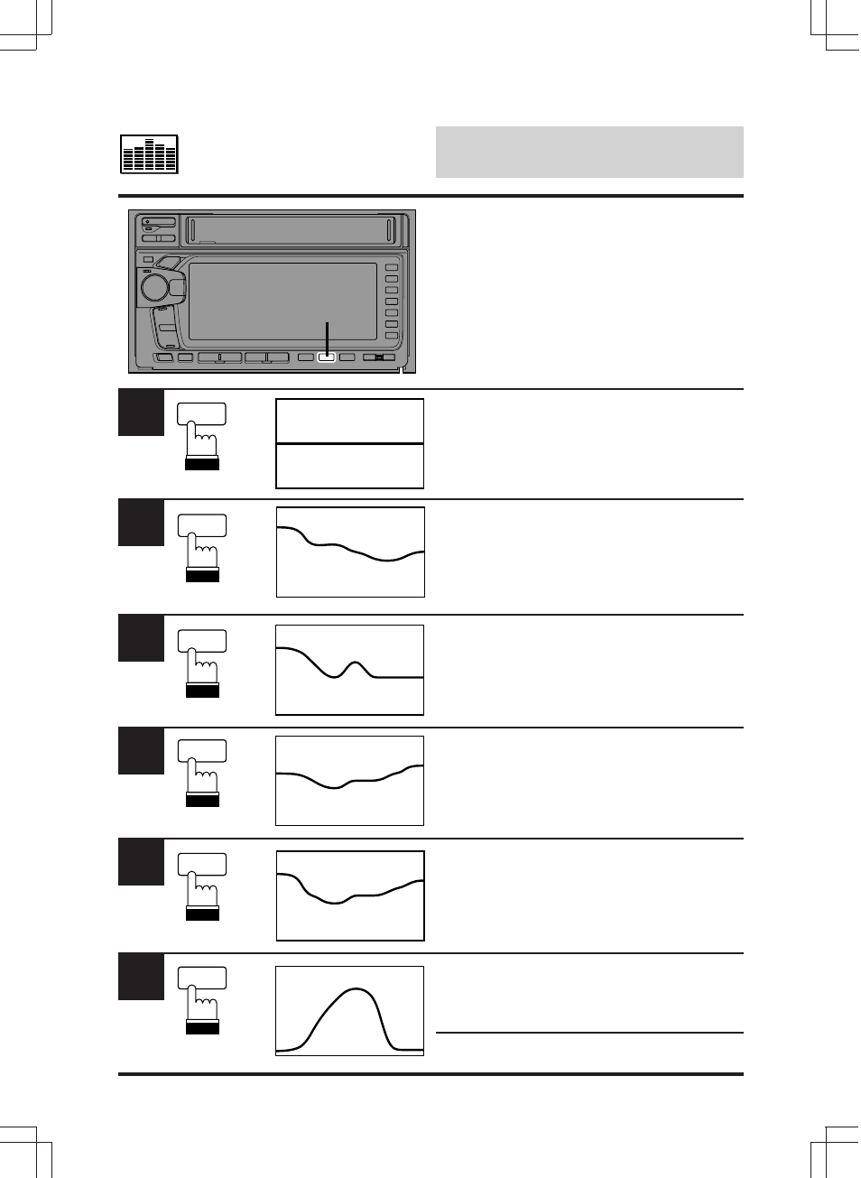 Equalizer operation | Alpine MDA-W890 User Manual | Page 100 / 144