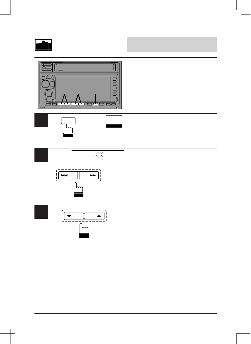 Equalizer operation, Adjusting the equalizer settings | Alpine MDA-W890 User Manual | Page 102 / 144