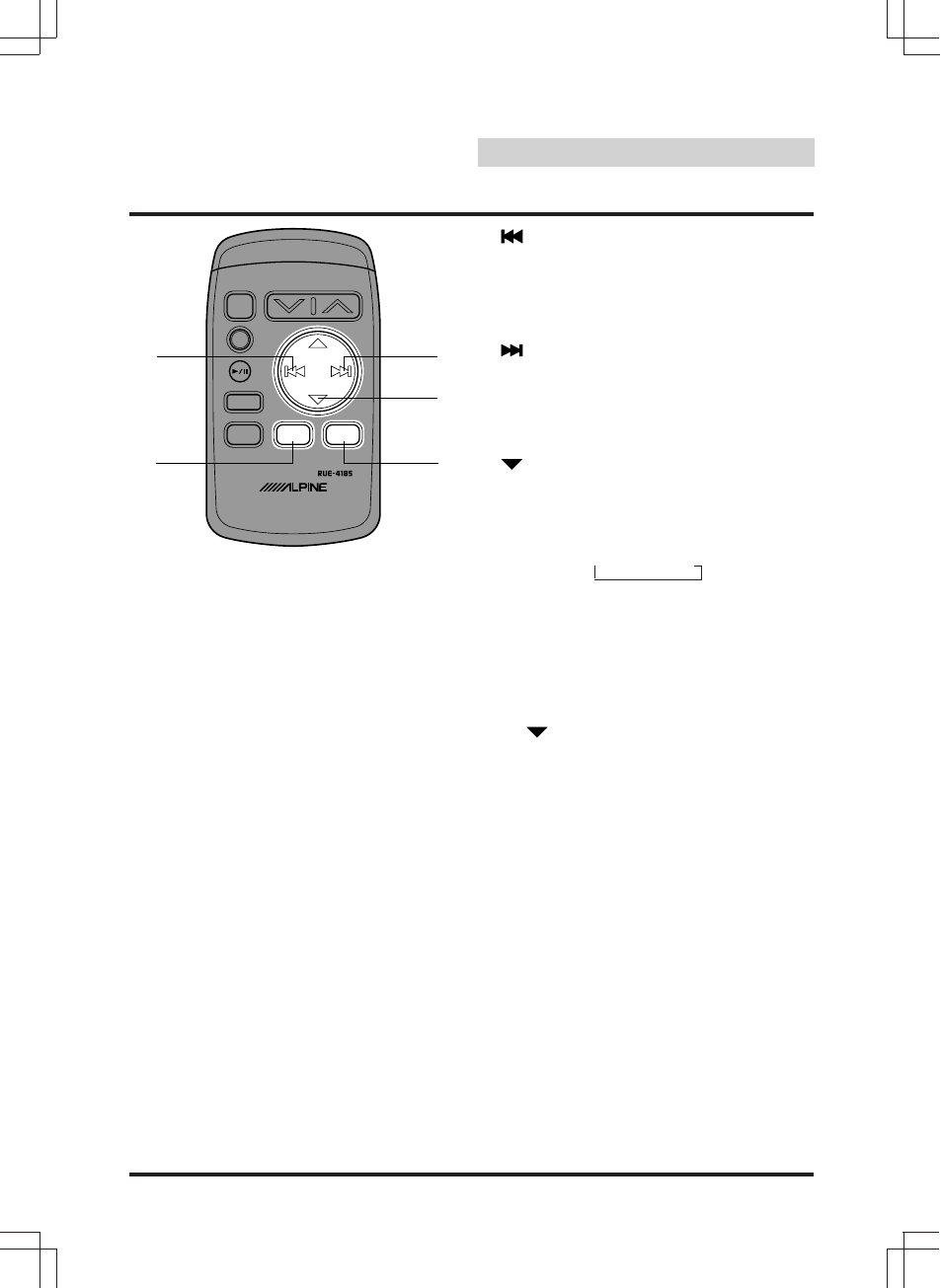 Cd operation, Remote control | Alpine MDA-W890 User Manual | Page 116 / 144