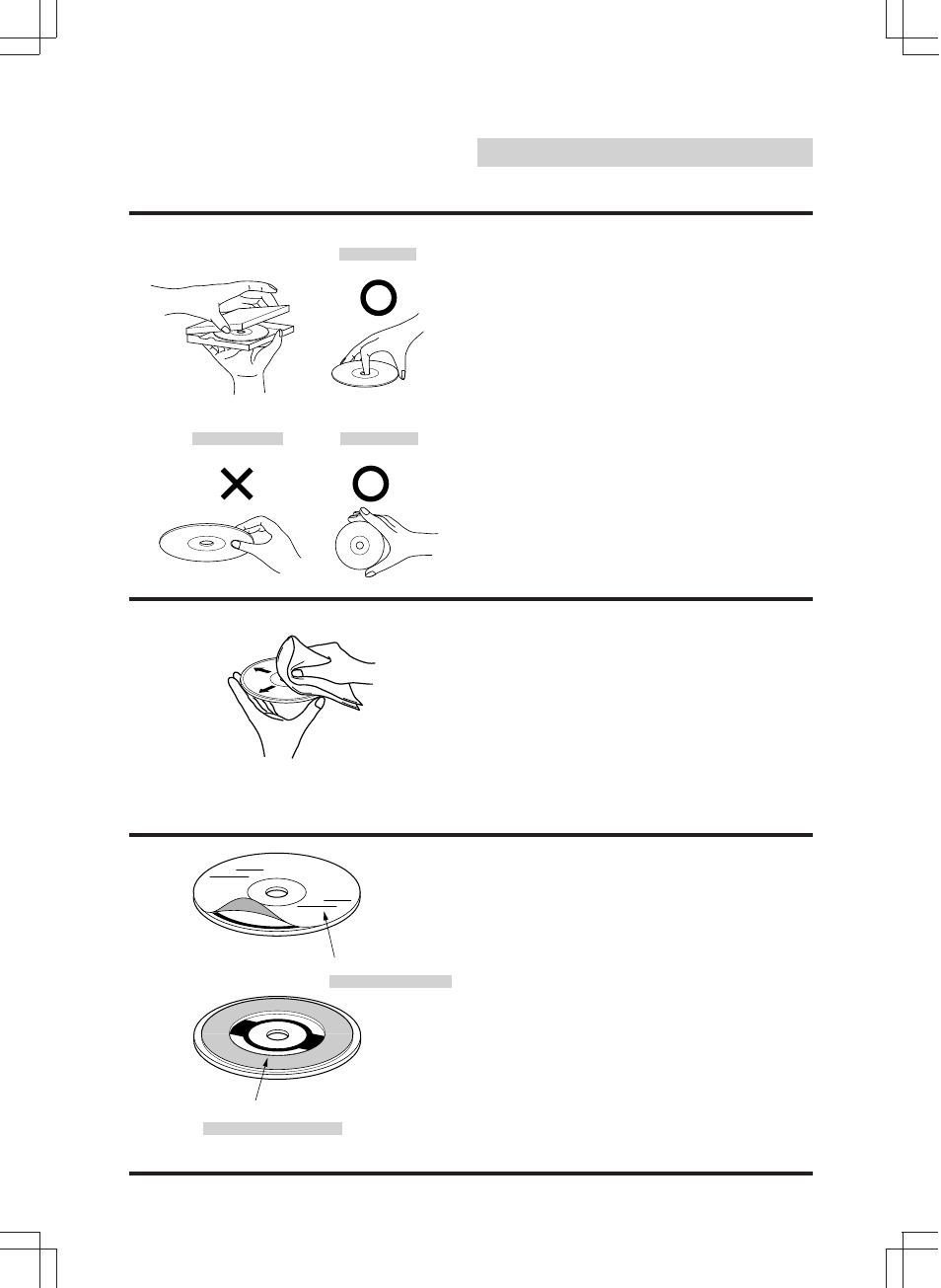 Disc care, Correct handling, Disc cleaning | Disc accessories | Alpine MDA-W890 User Manual | Page 120 / 144