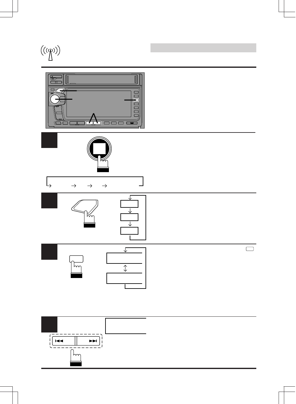 Radio operation, Automatic seek tuning | Alpine MDA-W890 User Manual | Page 34 / 144