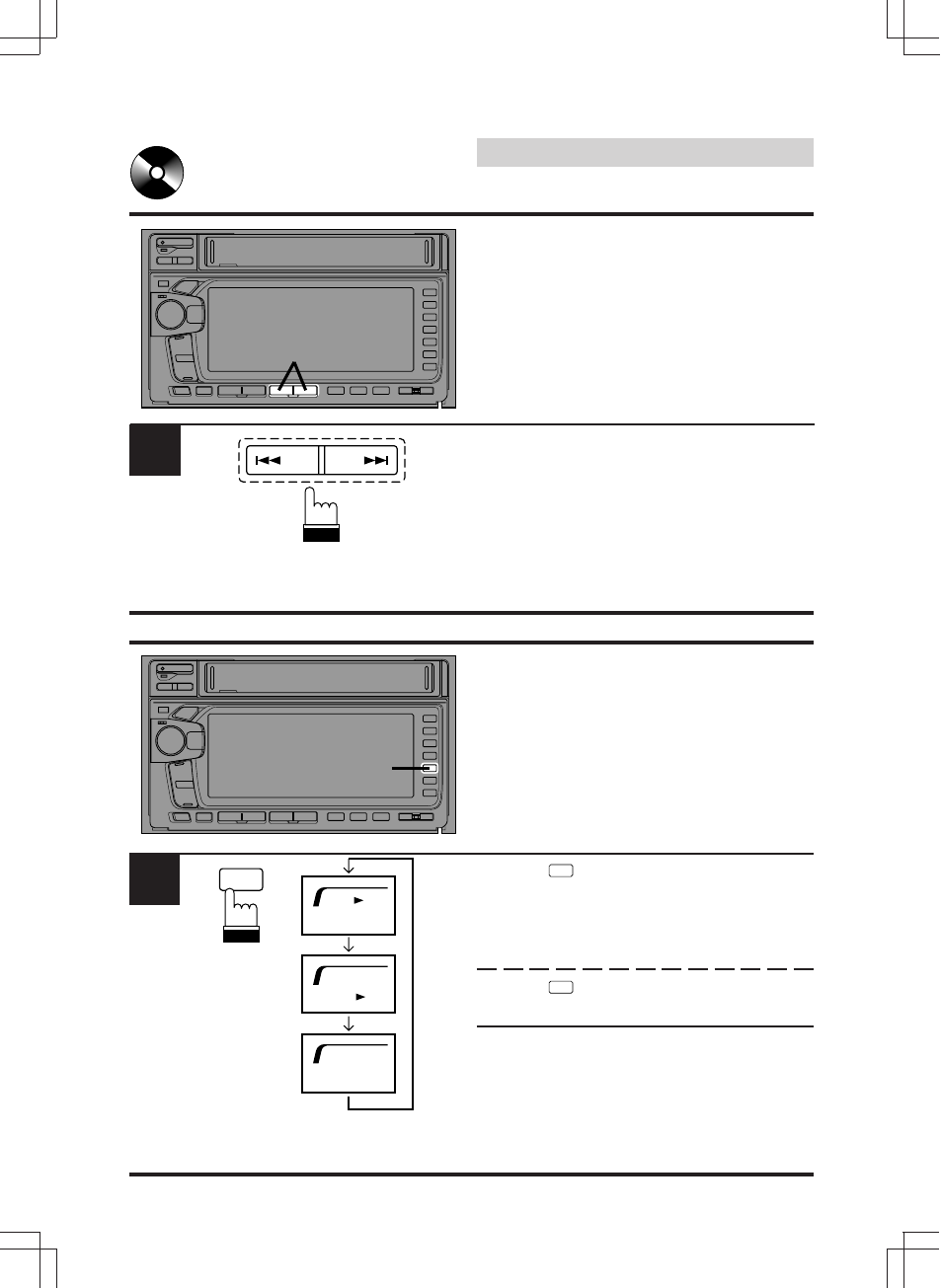 Cd operation, Fast forward and back- ward, Repeat play | Alpine MDA-W890 User Manual | Page 56 / 144