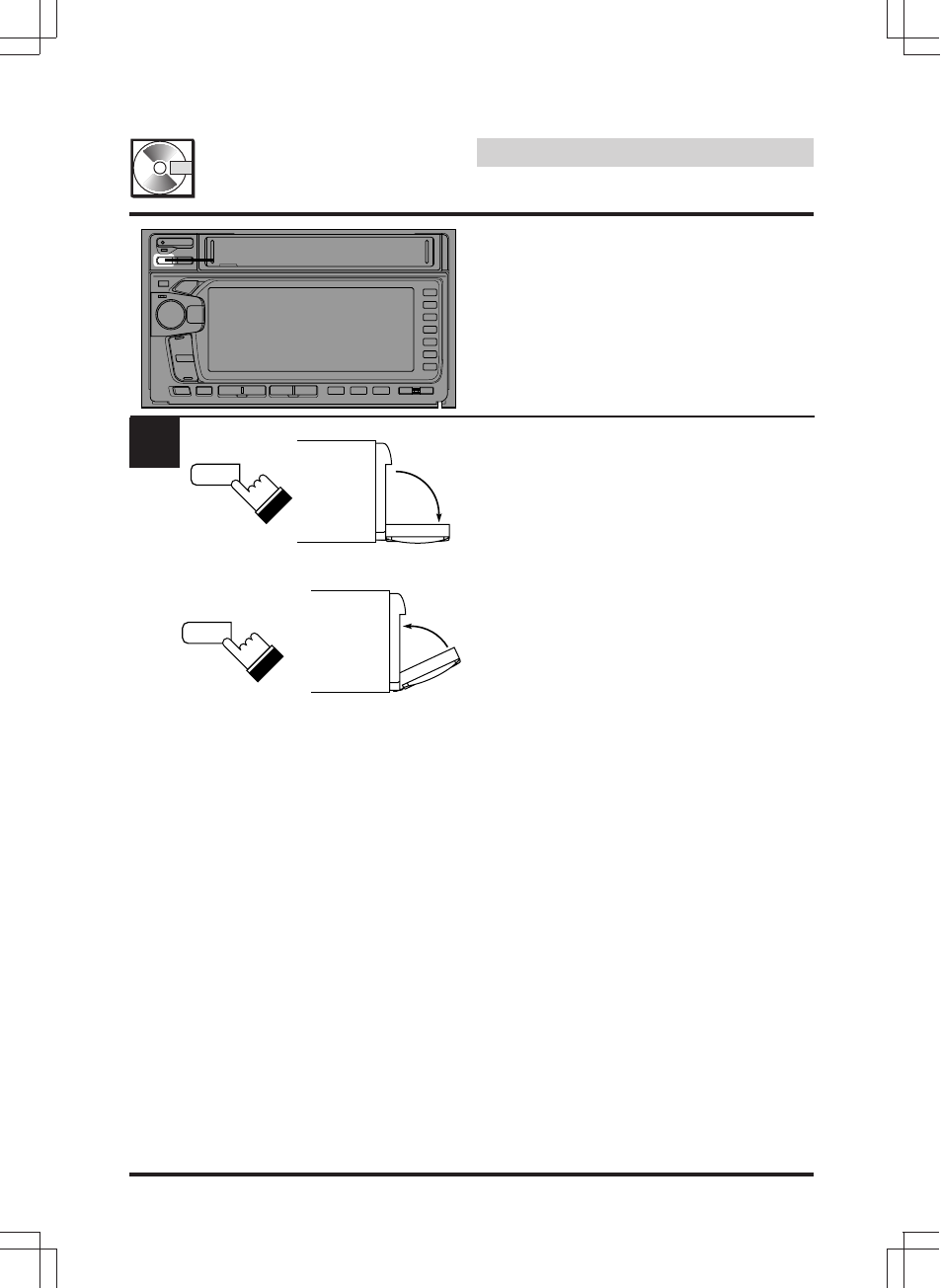 Md operation, Opening and closing of the movable display | Alpine MDA-W890 User Manual | Page 76 / 144