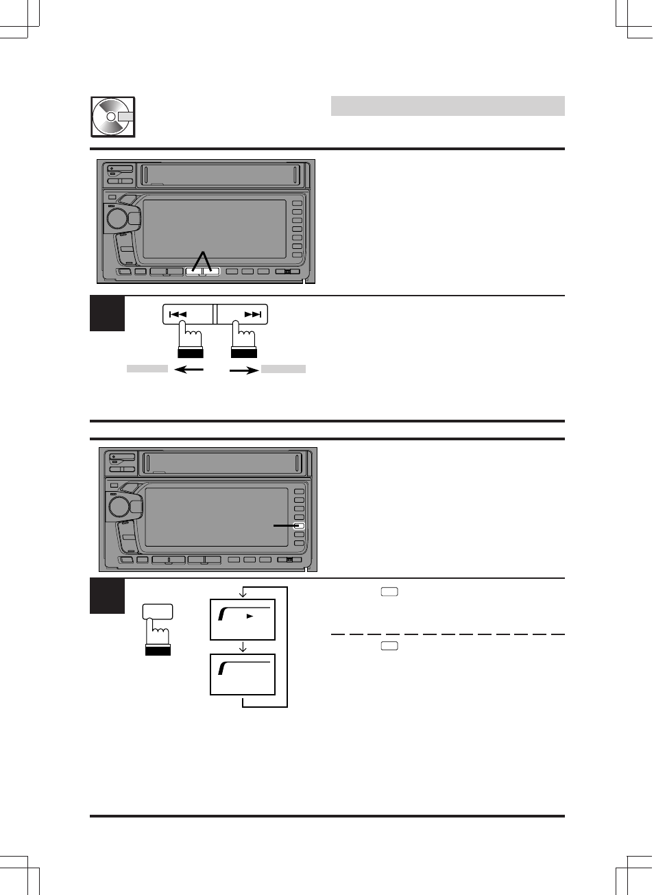 Md operation, Fast forward and fast backward, Repeat play | Alpine MDA-W890 User Manual | Page 82 / 144