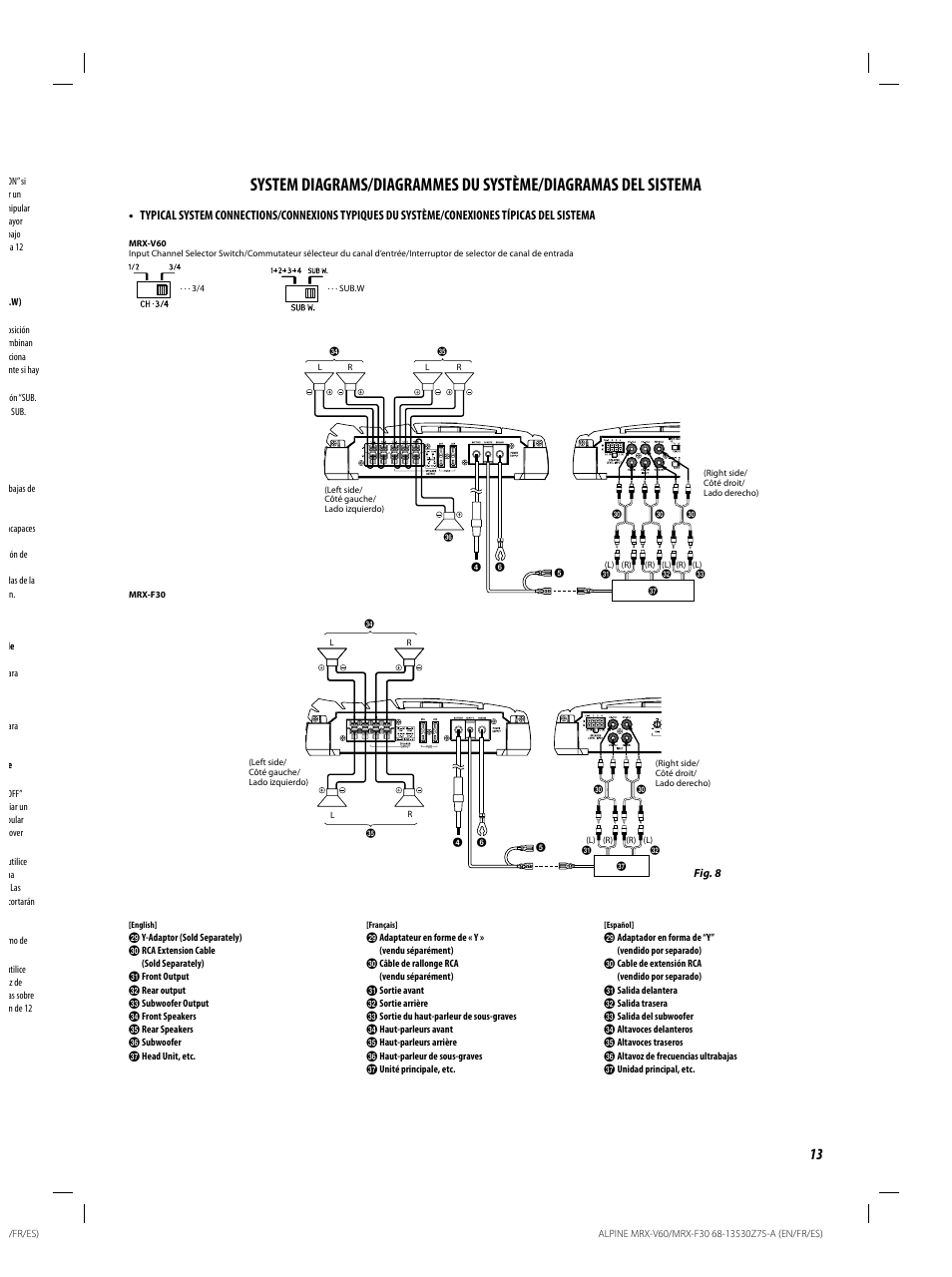 Alpine MRX-F30 User Manual | Page 13 / 20