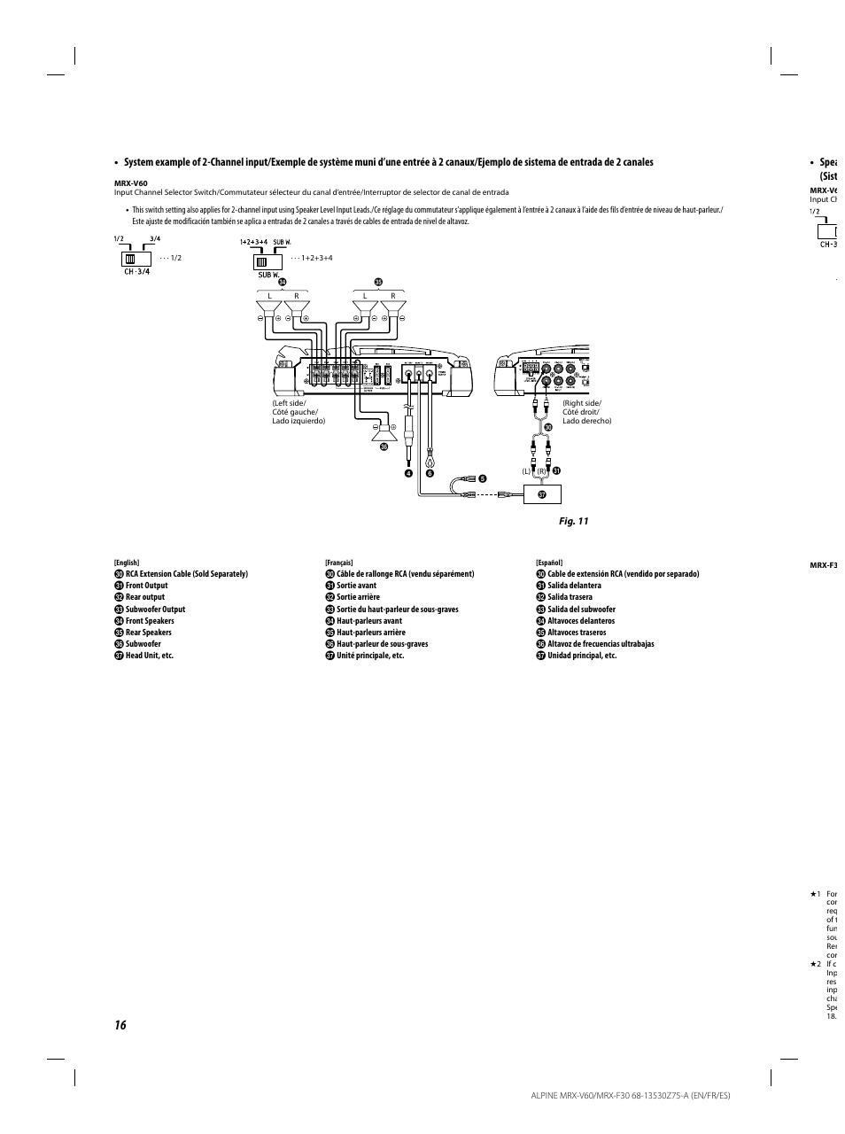 Alpine MRX-F30 User Manual | Page 16 / 20