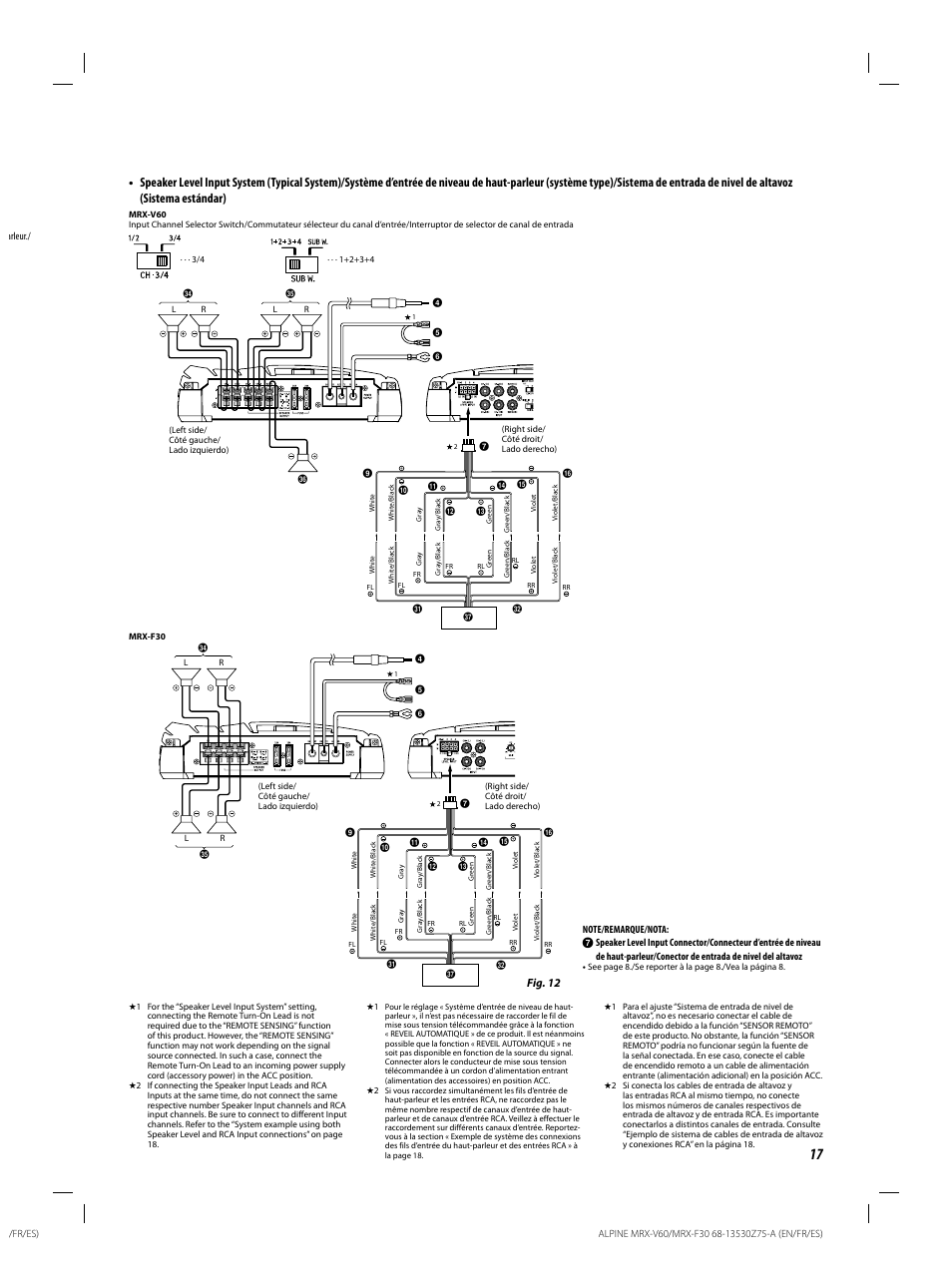 Alpine MRX-F30 User Manual | Page 17 / 20