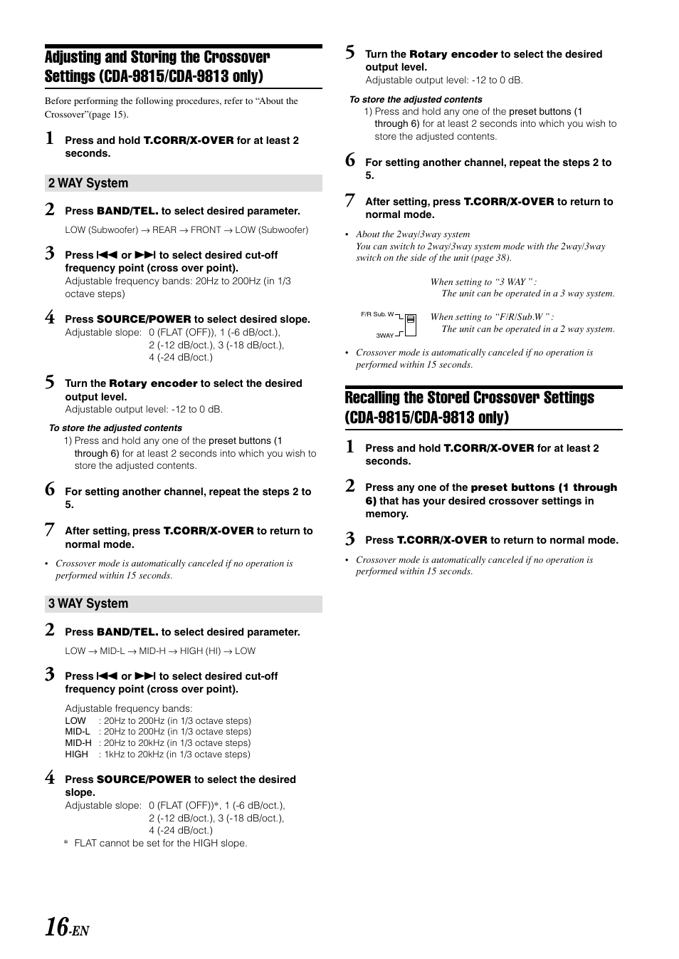 Alpine CDA-9813 User Manual | Page 18 / 43