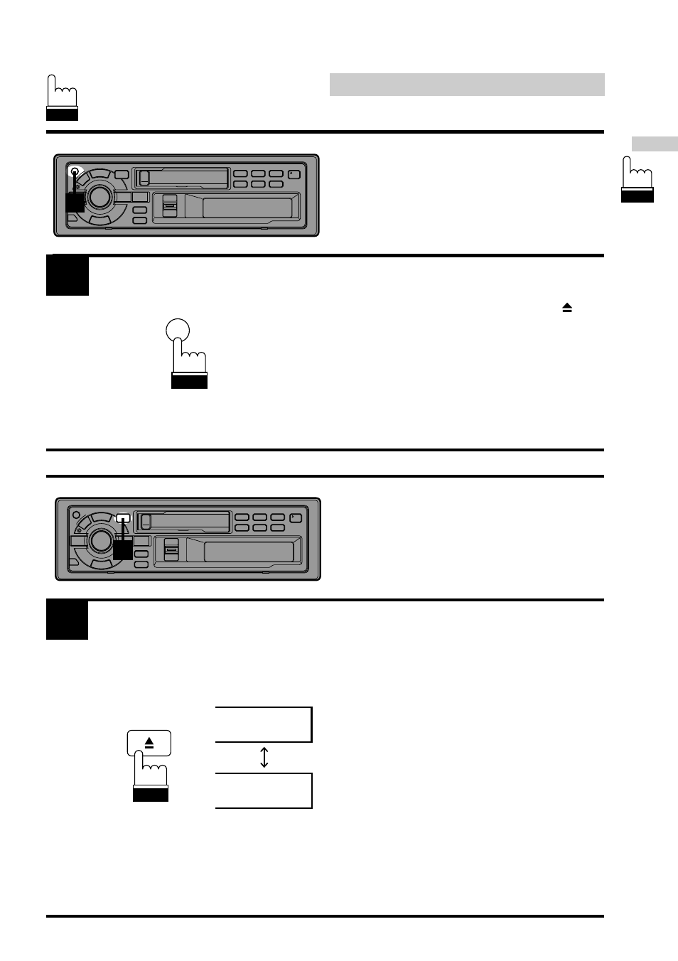 Basic operation, Turning power on and off, Non fading pre-out (n.f.p.) on and off | Alpine TDA-7553E User Manual | Page 11 / 56