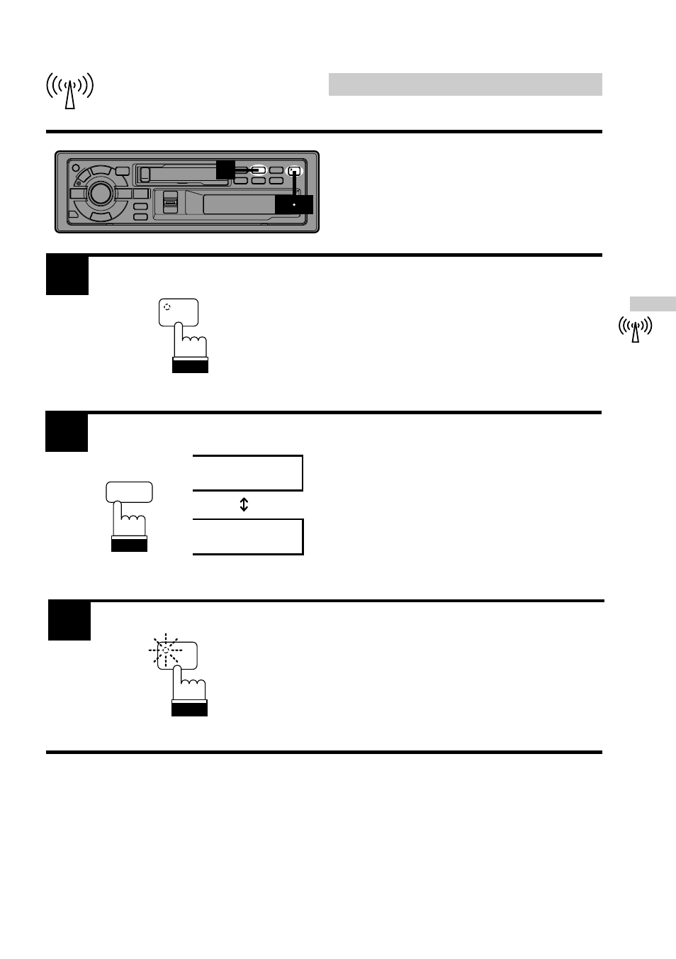 Radio operation, Mono/stereo switching | Alpine TDA-7553E User Manual | Page 17 / 56