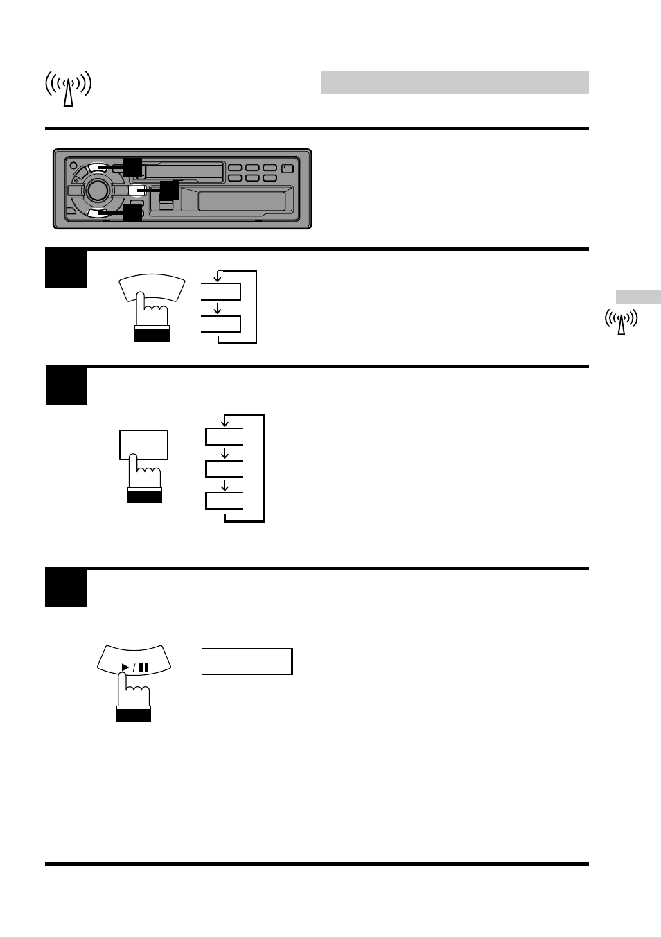 Radio operation | Alpine TDA-7553E User Manual | Page 19 / 56
