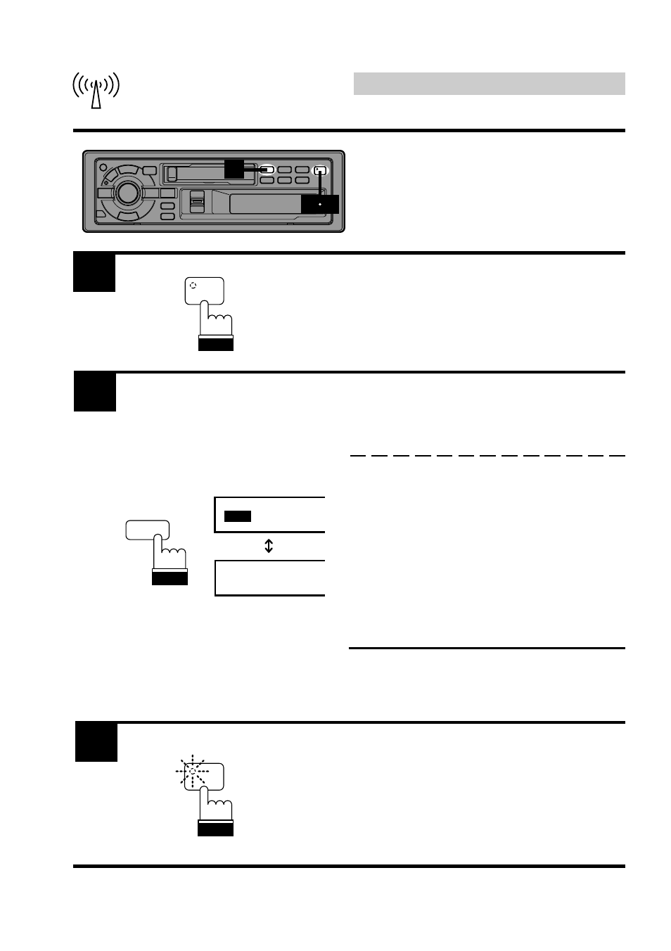 Radio operation, Storing into direct ac- cess preset (d.a.p.) band | Alpine TDA-7553E User Manual | Page 20 / 56