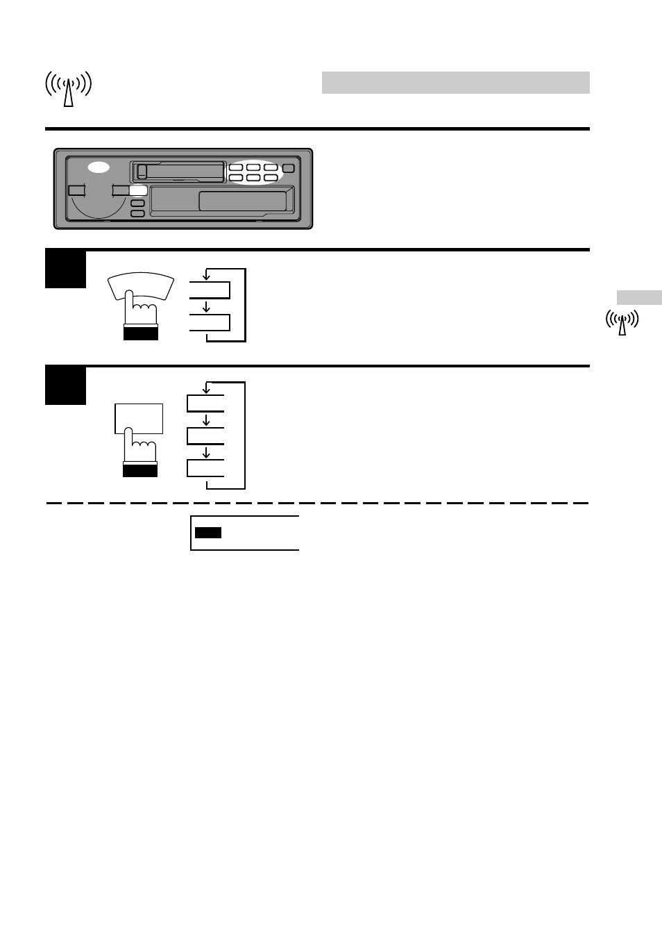 Radio operation, Tuning to preset stations | Alpine TDA-7553E User Manual | Page 21 / 56