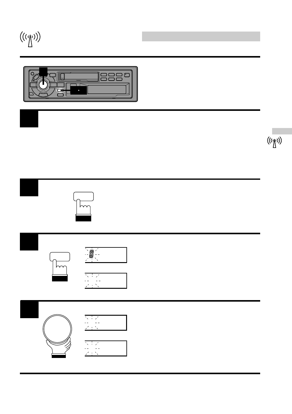 Radio operation | Alpine TDA-7553E User Manual | Page 23 / 56