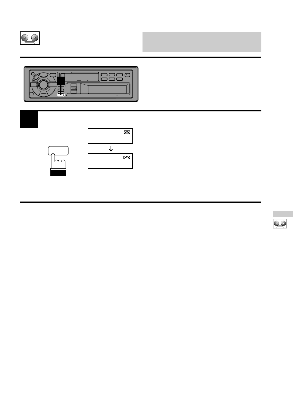Cassette player operation | Alpine TDA-7553E User Manual | Page 31 / 56