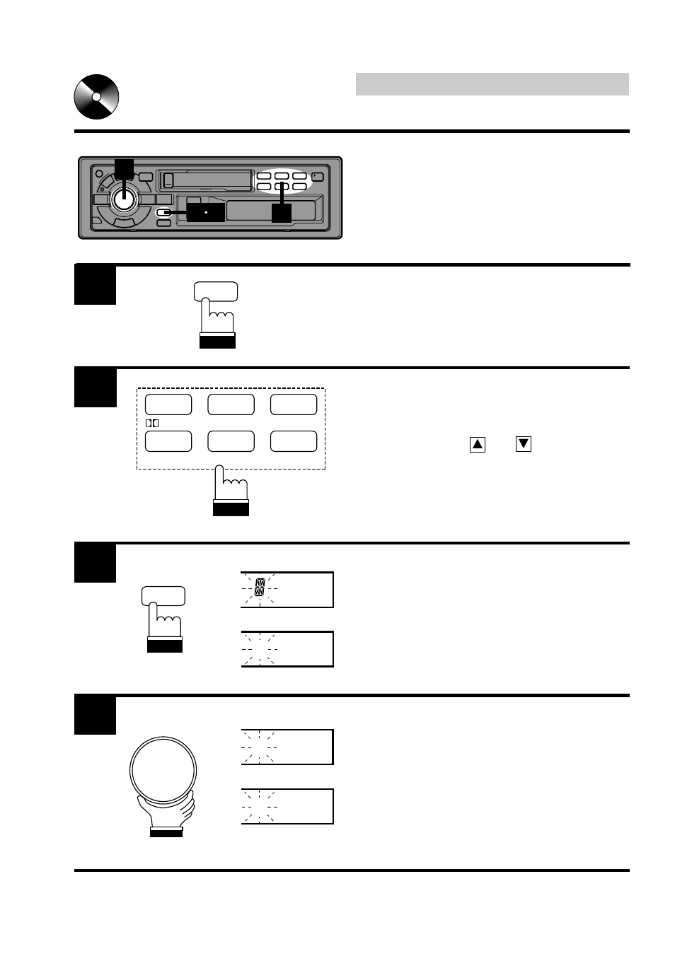 Cd shuttle operation, Titling disc | Alpine TDA-7553E User Manual | Page 38 / 56