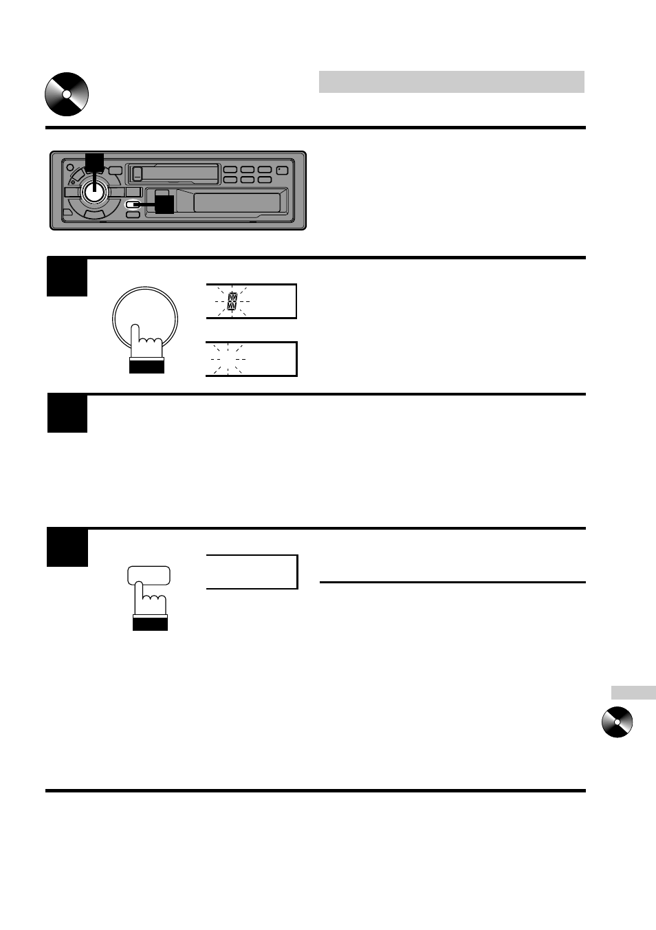Cd shuttle operation, Titling disc (continued) | Alpine TDA-7553E User Manual | Page 39 / 56