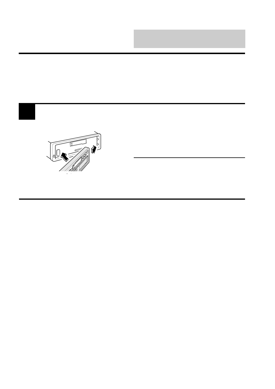 Detachable front panel attaching the front panel | Alpine TDA-7553E User Manual | Page 9 / 56