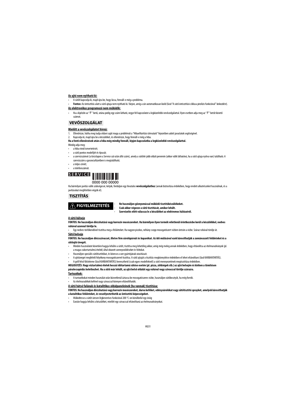 Whirlpool AKP 459 IX User Manual | Page 32 / 60